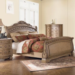 B547King Sleigh Bed (침대)