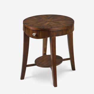  T1408-07  Oval End Table