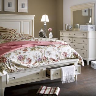  1725R Tuxedo Park  Panel Queen Bed (침대+협탁+화장대) 