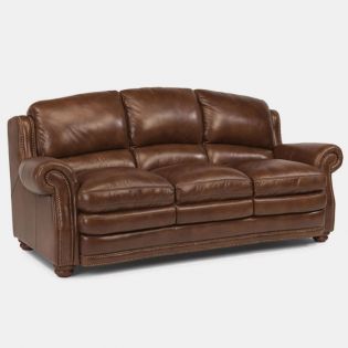  1473-31 Hamlin  Leather Sofa  