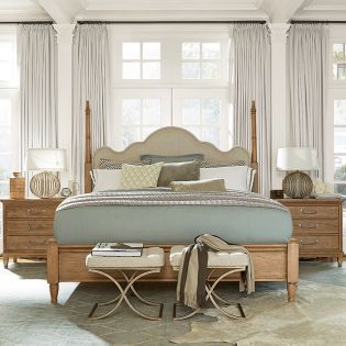  Maison 414280B  KIng Poster Bed  