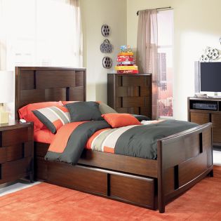  Y1876-64  Full Panel Bed (침대)(매트 규격: 134cmx 193cm)