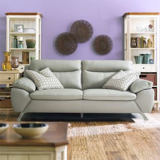  MU-10282-Marble  Leather Sofa