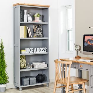 Tara-Grey-BKC  Wooden Bookcase