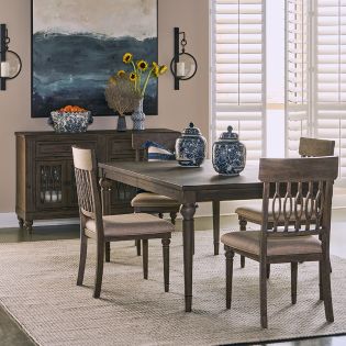  Middleton-4  Dining Set  (1 Table + 4 Chairs)