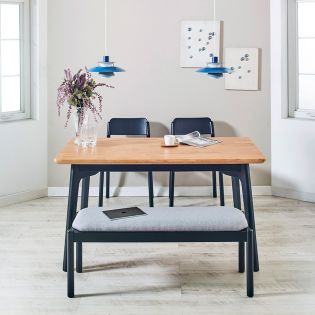  Obey-4  Dining Set  (1 Table + 2 Chair + 1 Bench)