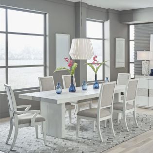  946-6  Dining Set (1 Table + 2 Arm + 4 Side)