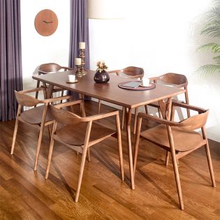  D7200-6  Dining Set (1 Table + 6 Chairs)