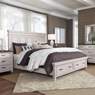 i248 CarawayStorage Bed (침대+협탁+화장대)