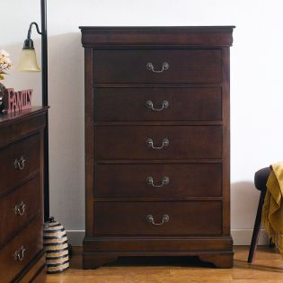 Louis-Brown-6C Drawer Chest