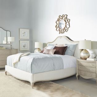  Charme 300  Upholstered Panel Bed 