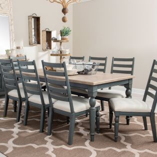 1650 Easton Hill-8Extension Dining Set
