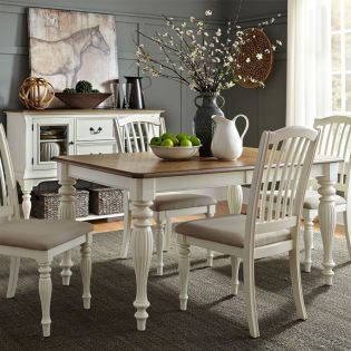  334 Cumberland-4  Dining Set  (1 Table + 4 Chairs)