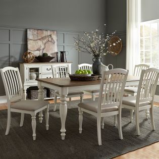  334 Cumberland-6  Dining Set  (1 Table + 6 Chairs)