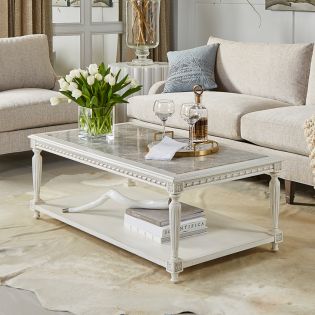 Somerton 303300 Marble Cocktail Table